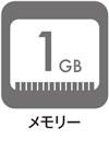 1GBメモリ