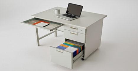 ■自社便対応地域あり■管S86■ナイキ製■両袖OAデスク 1400mm ■オフィスコム製 OAチェアー■計2点セット ナイキ 事務机の通販法人オフィス家具のオフィネット