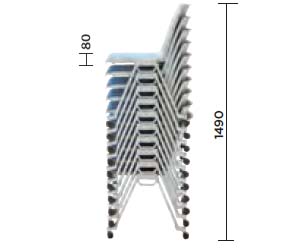 最大10脚スタッキング