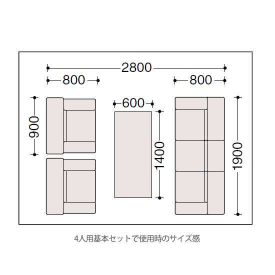 セット使用例（模式図）
