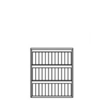 書庫3段イラスト