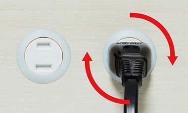 シンプルな電源ユニット(コンセント付タイプ)