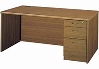 役員室用片袖机 VP-11シリーズ ダークオーク