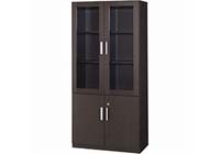 書棚 幅860×奥行440×高さ1800mm ダークブラウン