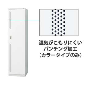 扉のパンチング加工