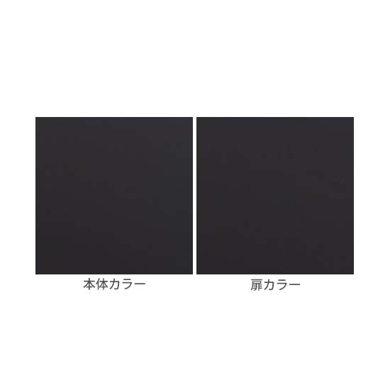 本体・扉カラー（抗菌サテンブラック）