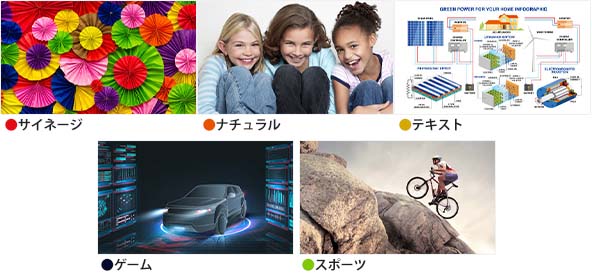 選べる映像メニュー