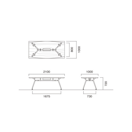 寸法図 ARD幅2100mm共通