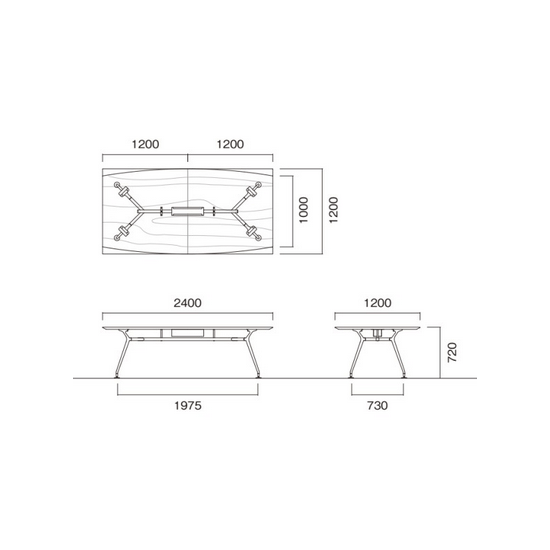 寸法図 ARD幅2400mm共通
