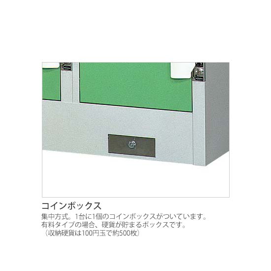 本体下部にコインボックスがあります