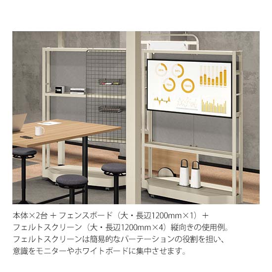 シリーズ使用イメージ - フェルトスクリーン・フェンスボード