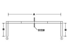 ナイキ ルモラBの寸法図