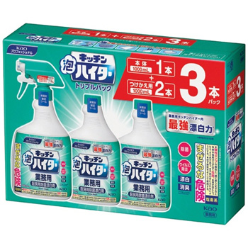 花王 435804 キッチン泡ハイター 業務用 トリプルパック