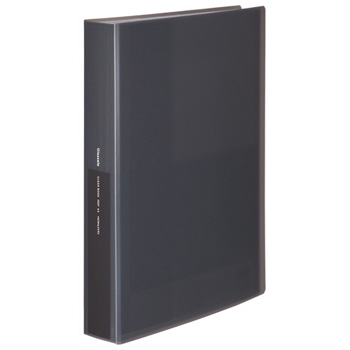 コクヨ ラ-GL100D クリヤーブック Glassele 固定式 A4-S 100ポケット ブラック