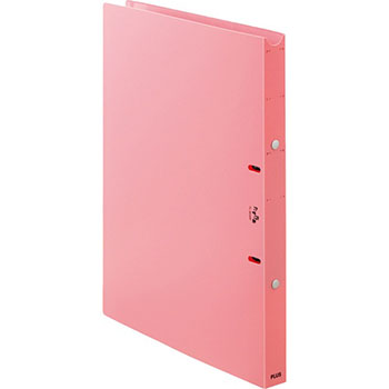 PLUS FL-804RF-PK たすけあ 利用者カルテ リングファイル (317-5448)1冊 A4タテ 背幅24.5mm