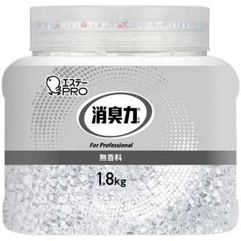 エステー 131662 消臭力 業務用消臭剤 ビーズタイプ 無香料 本体 1.8kg
