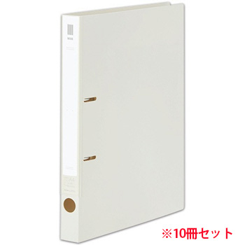 コクヨ フ-NE430NW リングファイル NEOS A4タテ 2穴 (912-3353)1セット=10冊 220枚収容 背幅3