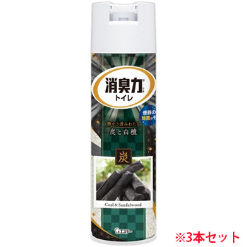 エステー 131006 トイレの消臭力スプレー 炭と白檀 365mL