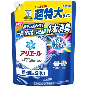 P&G PG219183 アリエール ジェル つめかえ用 超特大サイズ 860g