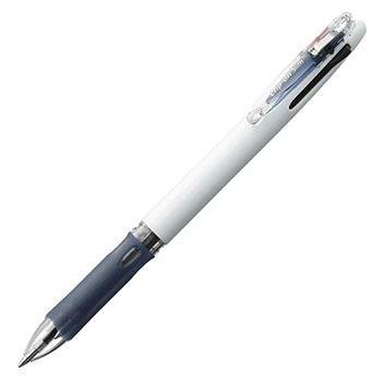 ゼブラ B3A5-W 多色油性ボールペン クリップ-オン スリム3C 0.7mm (416-1943)1本 0.7mm (軸色 