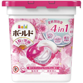 P&G PG140180 ボールド ジェルボール 4Ｄ 華やかプレミアムブロッサムの香り 本体