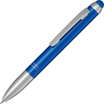 ゼブラ P-ATC1-BL スタイラス C1 0.7mm 黒  軸色 青 (241-2245)1本