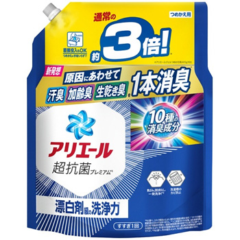 P&G PG219206 アリエール ジェル つめかえ用 超ジャンボサイズ 1.21kg