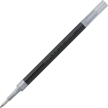 ゼブラ RMJF5-BK ゲルボールペン替芯 MJF-0.5芯 黒 (218-5011)1本