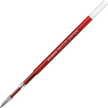 ゼブラ RNC5-R 油性ボールペン替芯 NC-0.5芯 赤 (315-0375)1本