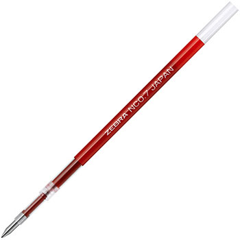 ゼブラ RNC7-R 油性ボールペン替芯 NC-0.7芯 赤 (315-0344)1本