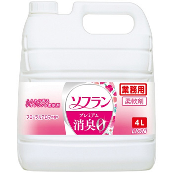 LION JNCFPG4 ソフラン プレミアム消臭 フローラルアロマの香り 業務用 4L