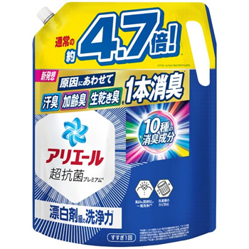 P&G PG219244 アリエール ジェル つめかえ用 超ウルトラジャンボサイズ 1.91kg