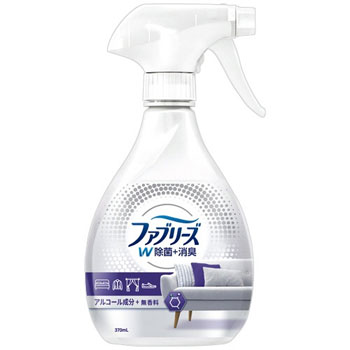 P&G PG141538 ファブリーズ ダブル除菌 アルコール成分入り 無香料 本体 370ml