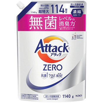 花王 435576 アタックZERO つめかえ用 1140g