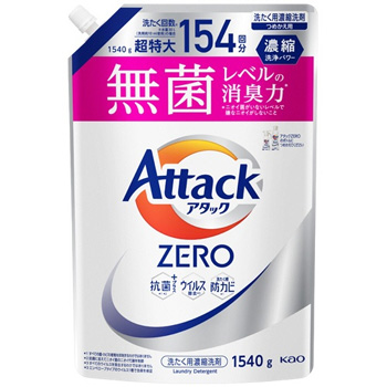 花王 435583 アタックZERO つめかえ用 1540g