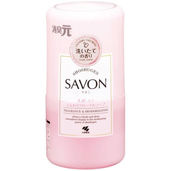 小林製薬 KS087534 消臭元 SAVON 洗濯したてふんわりフローラルソープ 本体 400ml