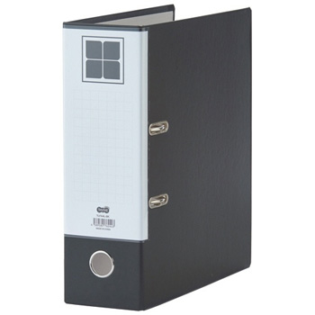 TLFA4L-BK レバー式アーチファイル A4タテ 2穴 760枚収容 汎用品 (912-2407)1セット=10冊 76m