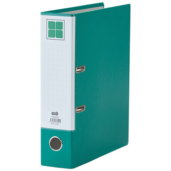 TLFA4M-GR レバー式アーチファイル A4タテ 2穴 580枚収容 汎用品 (912-2356)1セット=10冊 58m