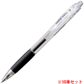TS-SB05-CB ノック式油性ボールペン なめらかインク 0.5mm 黒