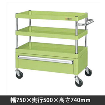 CSPA-758FSNU サカエ 3段ニューCSパールワゴン ナイロンウレタン車 CSPA-758FSNU サカエ 3段ニューCSパールワゴン ナイロンウレタン車
