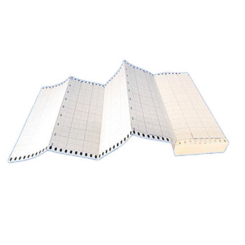 小林クリエイト 180-080-0800-1(社名入り) 計測用 折畳記録紙 幅200×長さ20.4m 1セット＝10冊 純正型