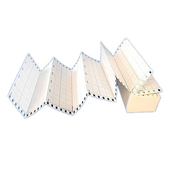 小林クリエイト 100-050-0500(社名入り) 計測用 折畳記録紙 幅113.5×長さ16.2m 1セット=10冊 純正型