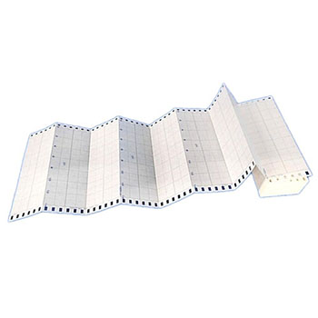 小林クリエイト 100-070-014(社名入り) 計測用 折畳記録紙 幅113.5×長さ16.2m 1セット＝10冊 純正型番