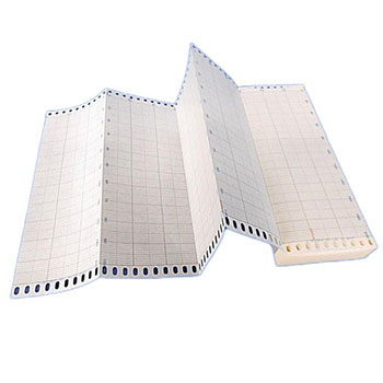 小林クリエイト 180-100-0100/200-1(社名無し) 計測用 折畳記録紙 幅200×長さ20.4m 1セット＝10冊