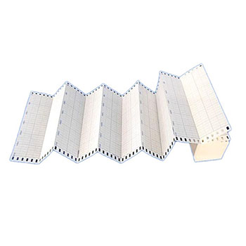 小林クリエイト 100-060-0300(社名無し) 計測用 折畳記録紙 幅113.5×長さ16.2m 1セット＝10冊 純正型