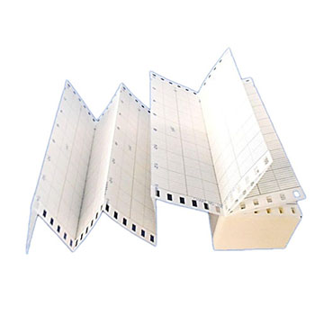 小林クリエイト 100-070-014-1(社名無し) 計測用 折畳記録紙 幅113.5×長さ16.2m 1セット＝10冊 純正