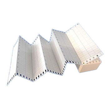 小林クリエイト 100-100-0100(社名無し) 計測用 折畳記録紙 幅113.5×長さ16.2m 1セット＝10冊 純正型