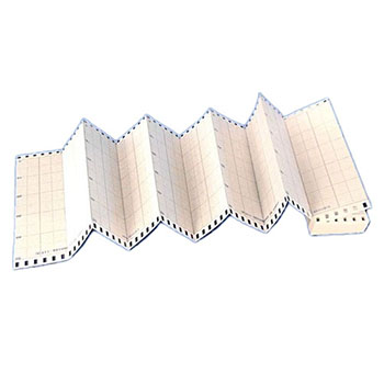 小林クリエイト E9653BA(K) 計測用 再生紙 折畳記録紙 幅113.5×長さ8m 1セット＝20冊 純正型番：E9653
