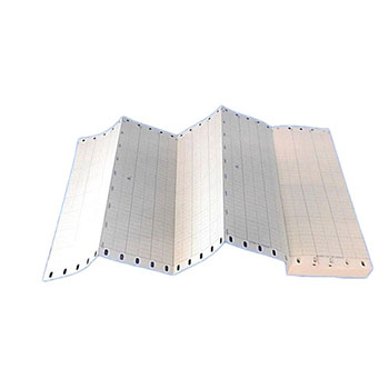 小林クリエイト ET-206 計測用 再生紙 折畳記録紙 幅200×長さ20.4m 1セット＝10冊 純正型番：ET-206