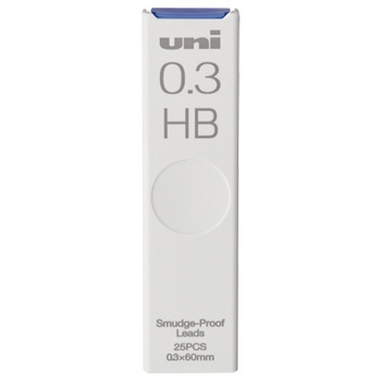 三菱鉛筆 ULS0325HB シャープ替芯 ユニ 0.3mm HB